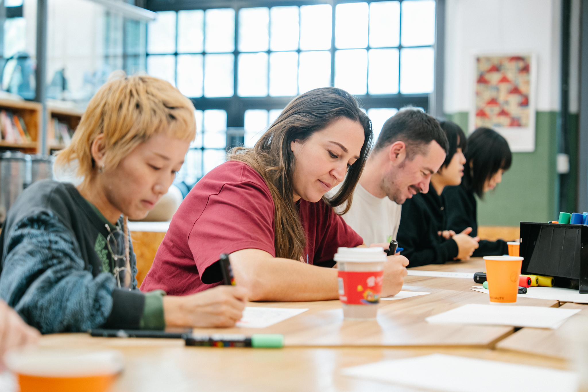 相關圖片 藝術家速寫共創活動紀錄