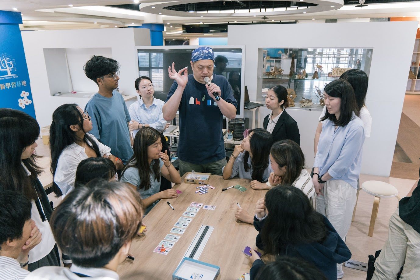 相關圖片 英語桌遊活動進行中