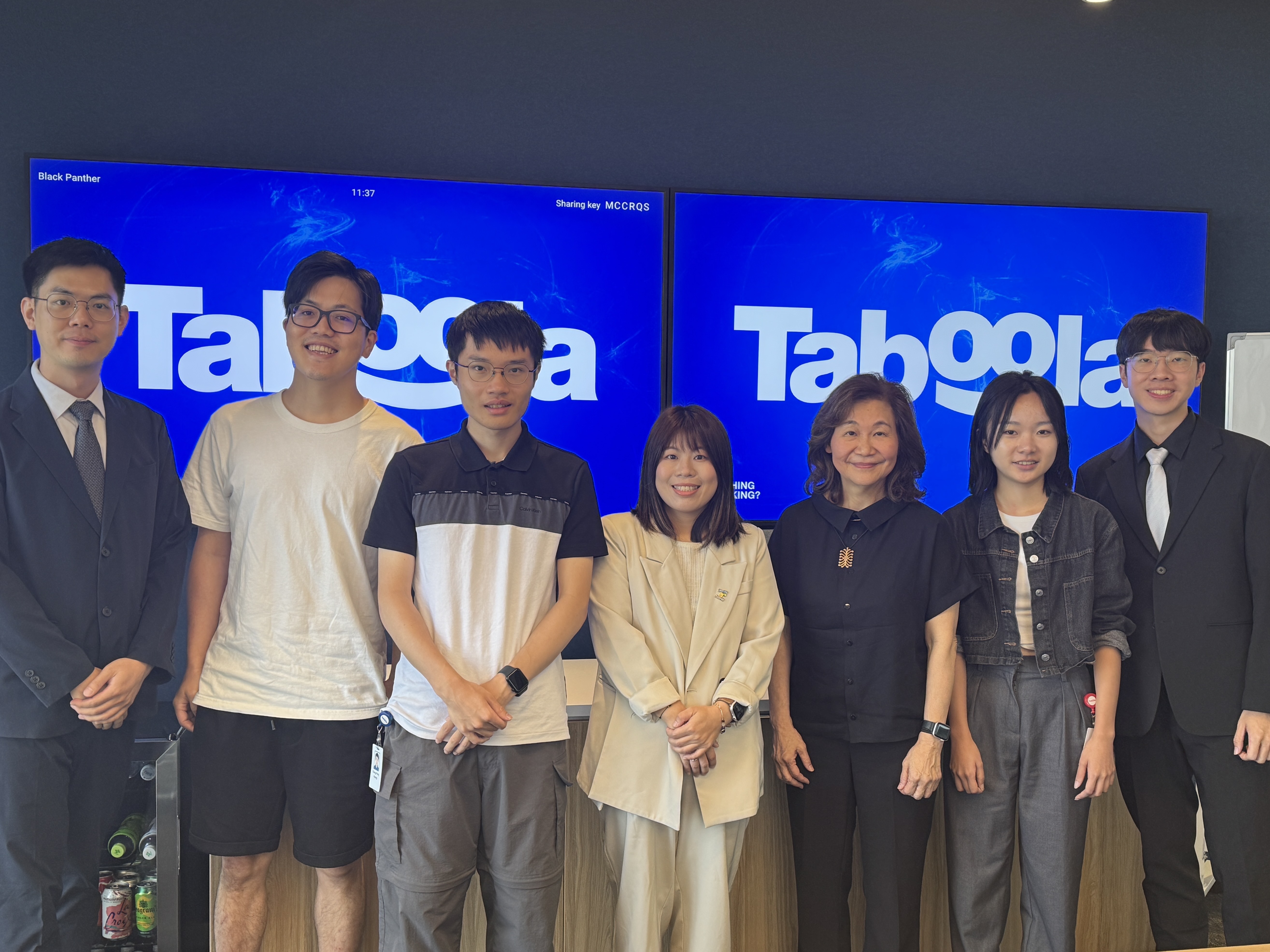 相關圖片 羿希局長率隊赴Taboola訪視實習青年