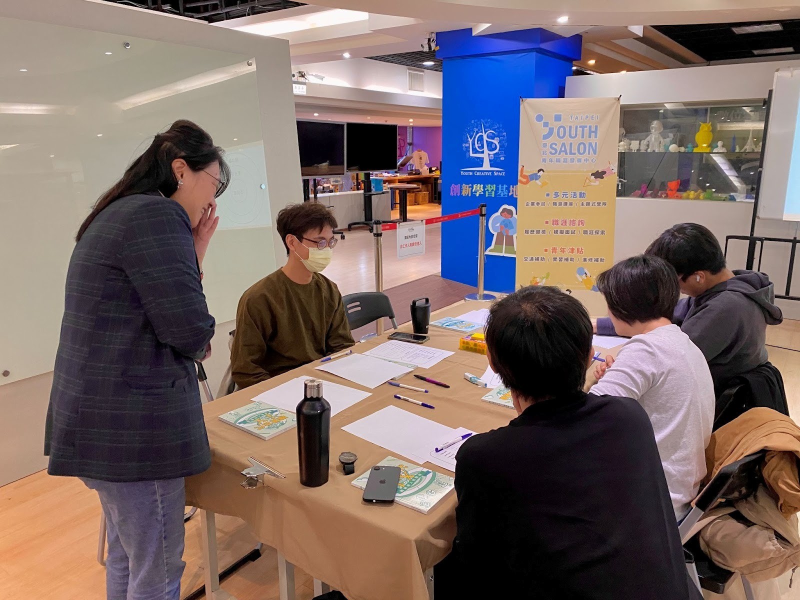 相關圖片 小米老師帶領學員實作屬於自己的人生提案