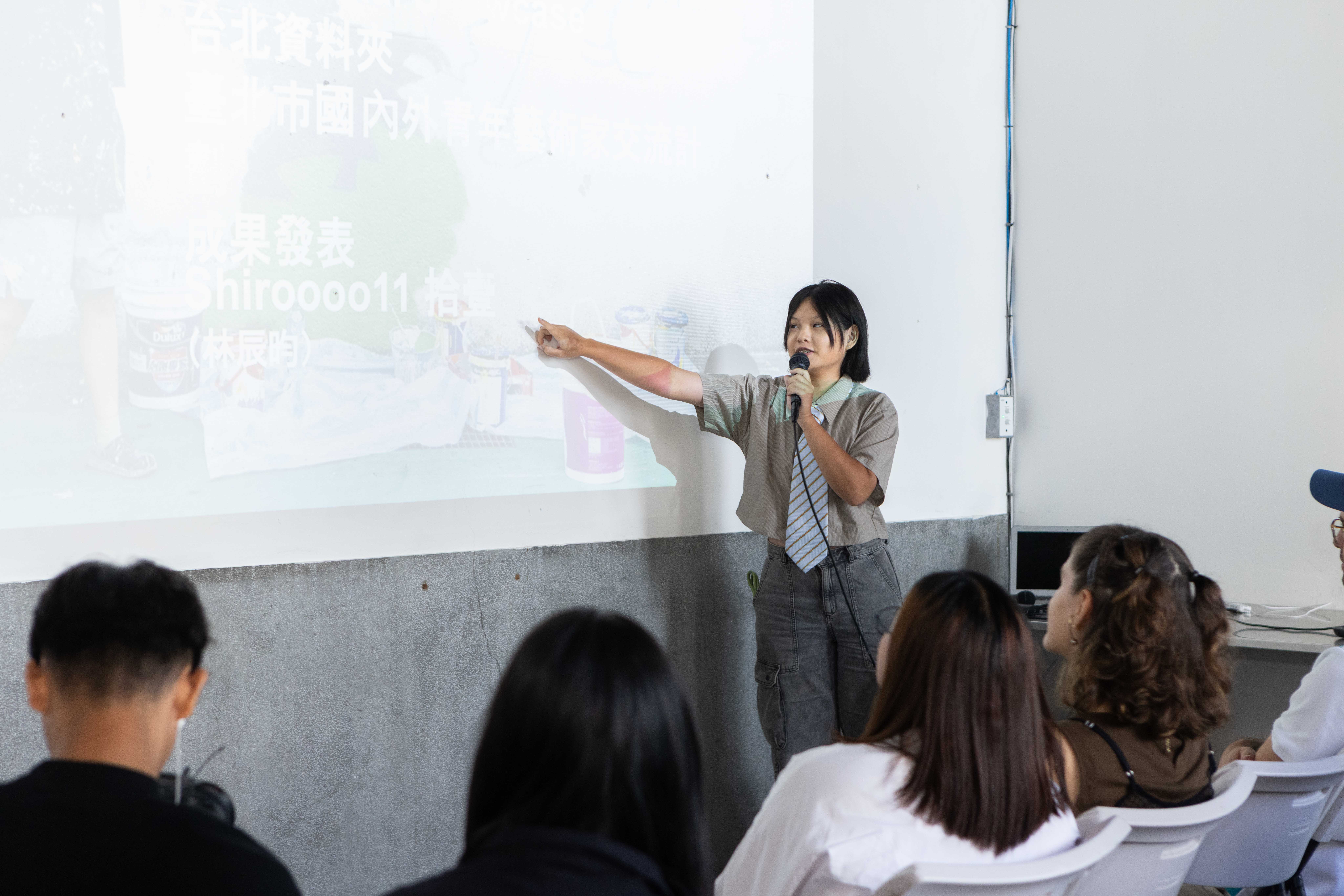相關圖片 圖三：藝術家林辰昀駐臺北創作分享