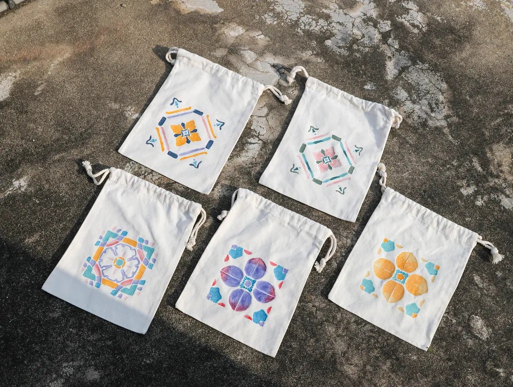 相關圖片 7月4日臺灣花磚染成品示意圖