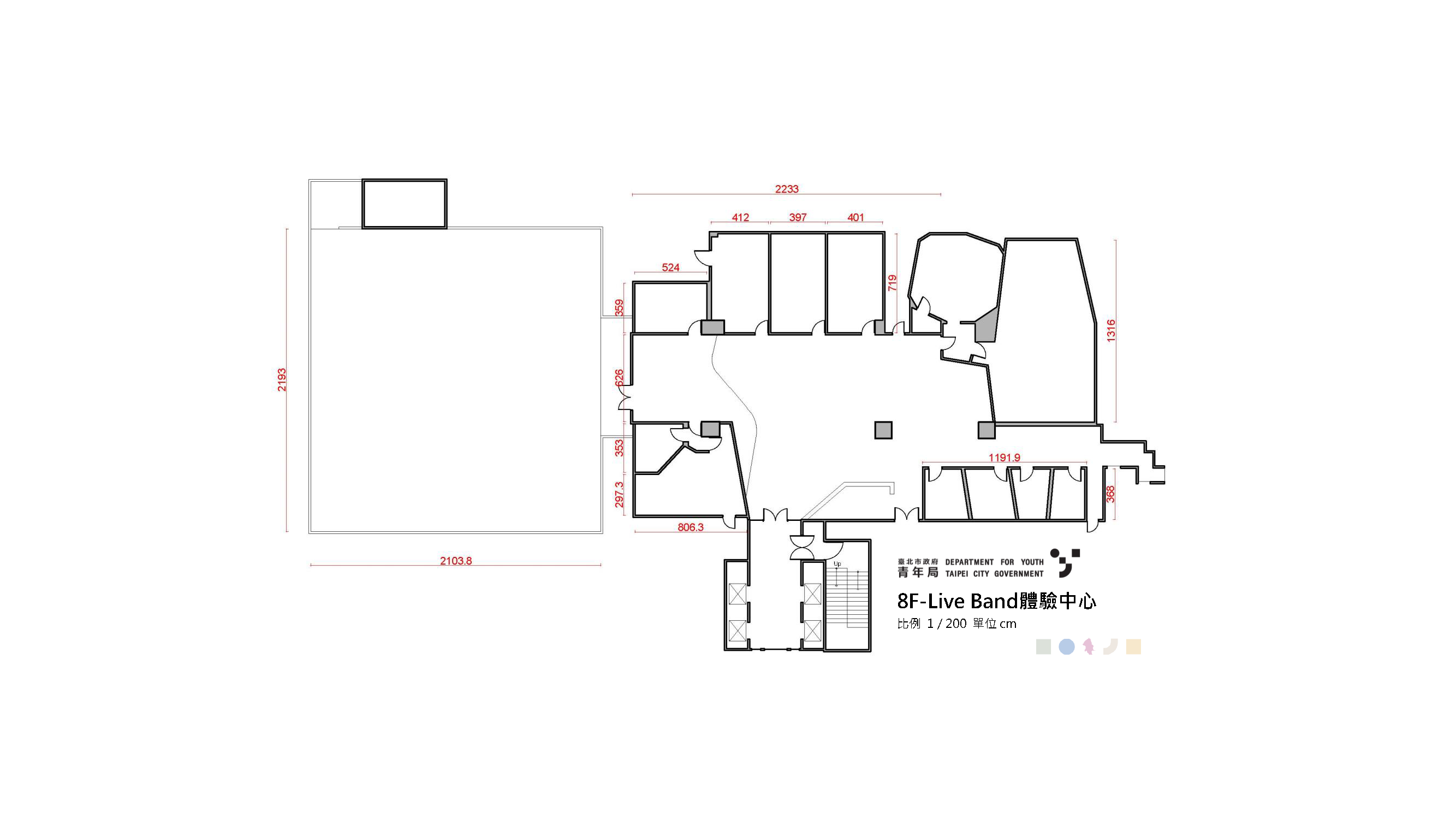 8樓-Live Band體驗中心 平面圖