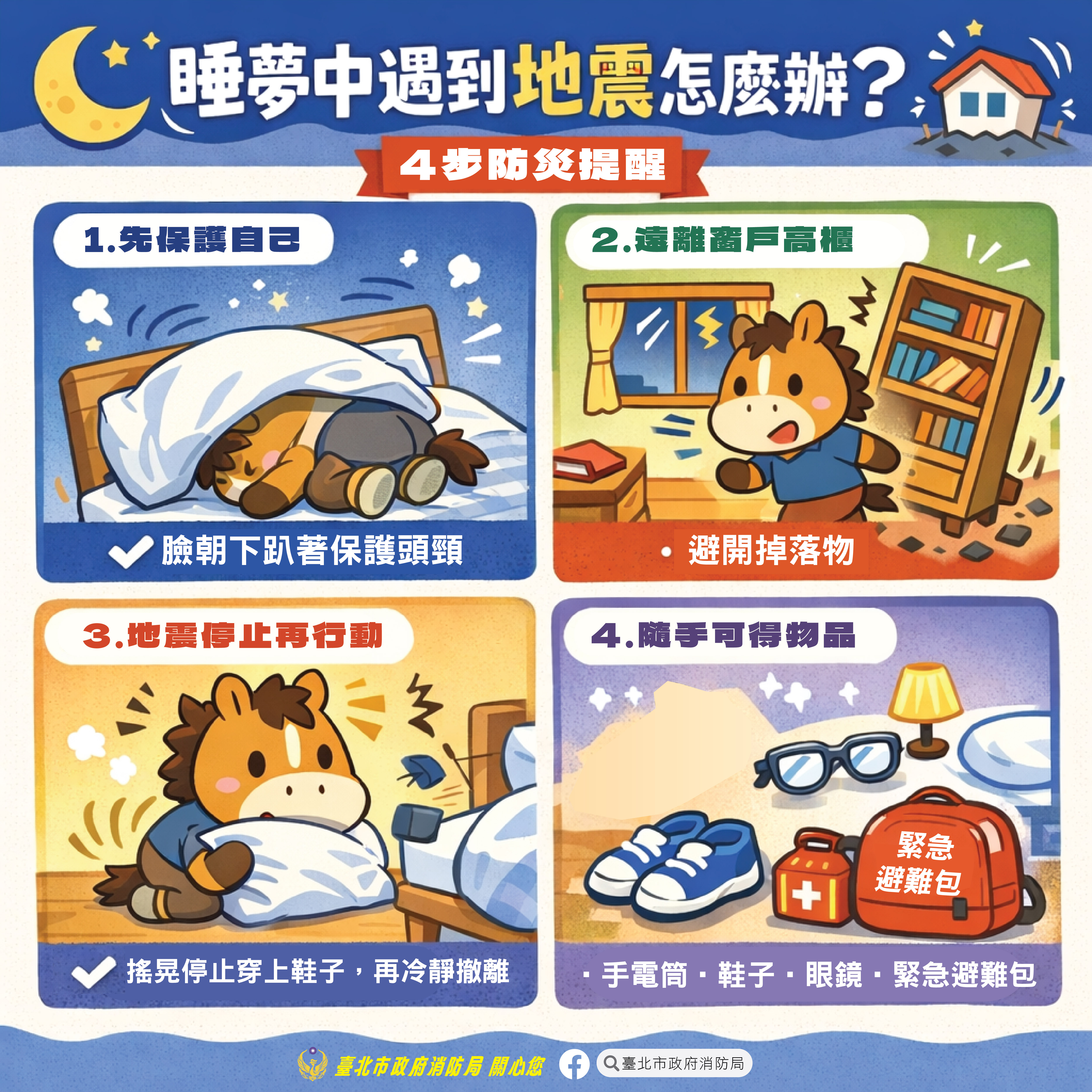 相關圖片 睡夢中遇到地震