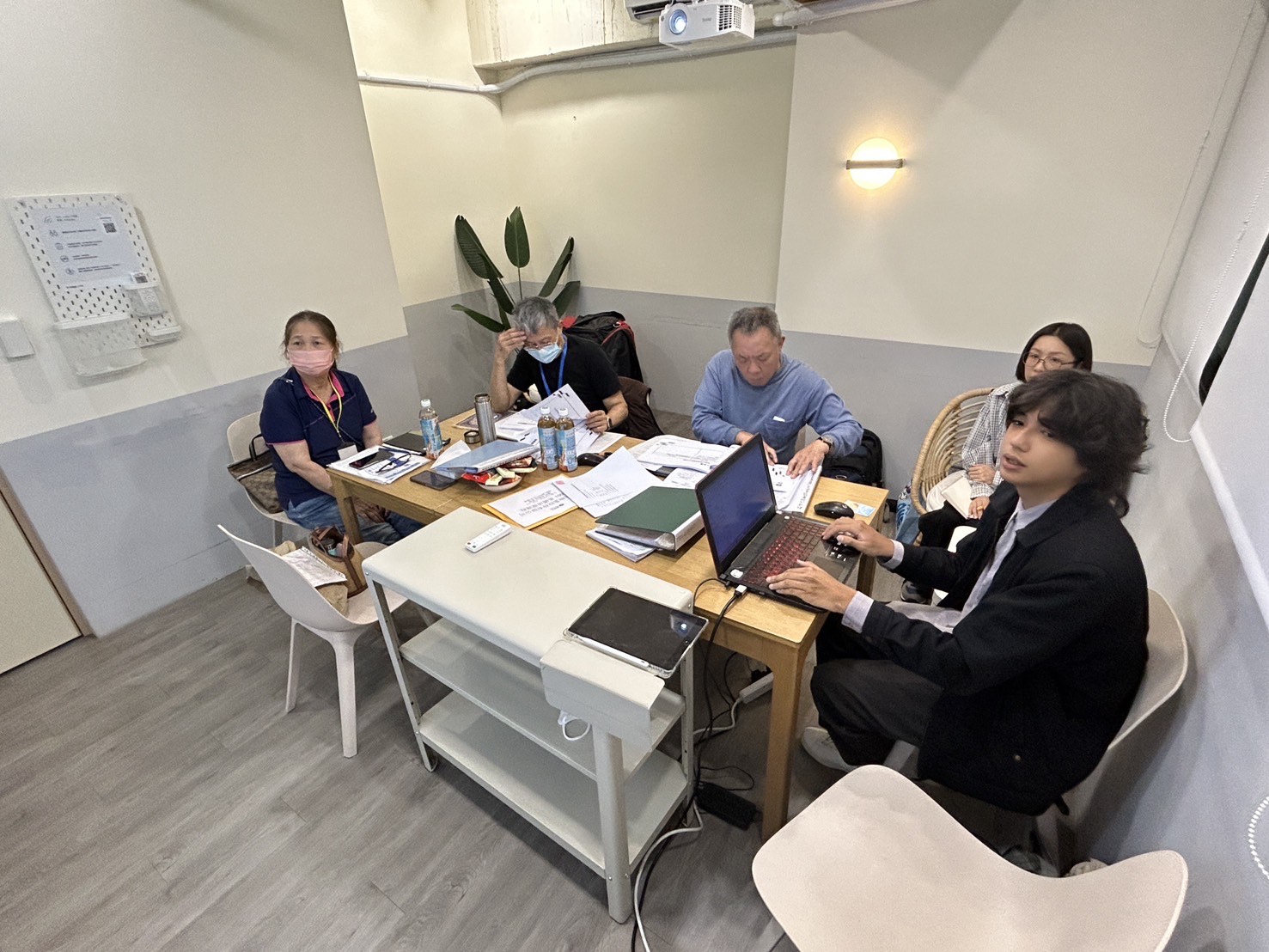 相關圖片 實習青年於企業實習情形