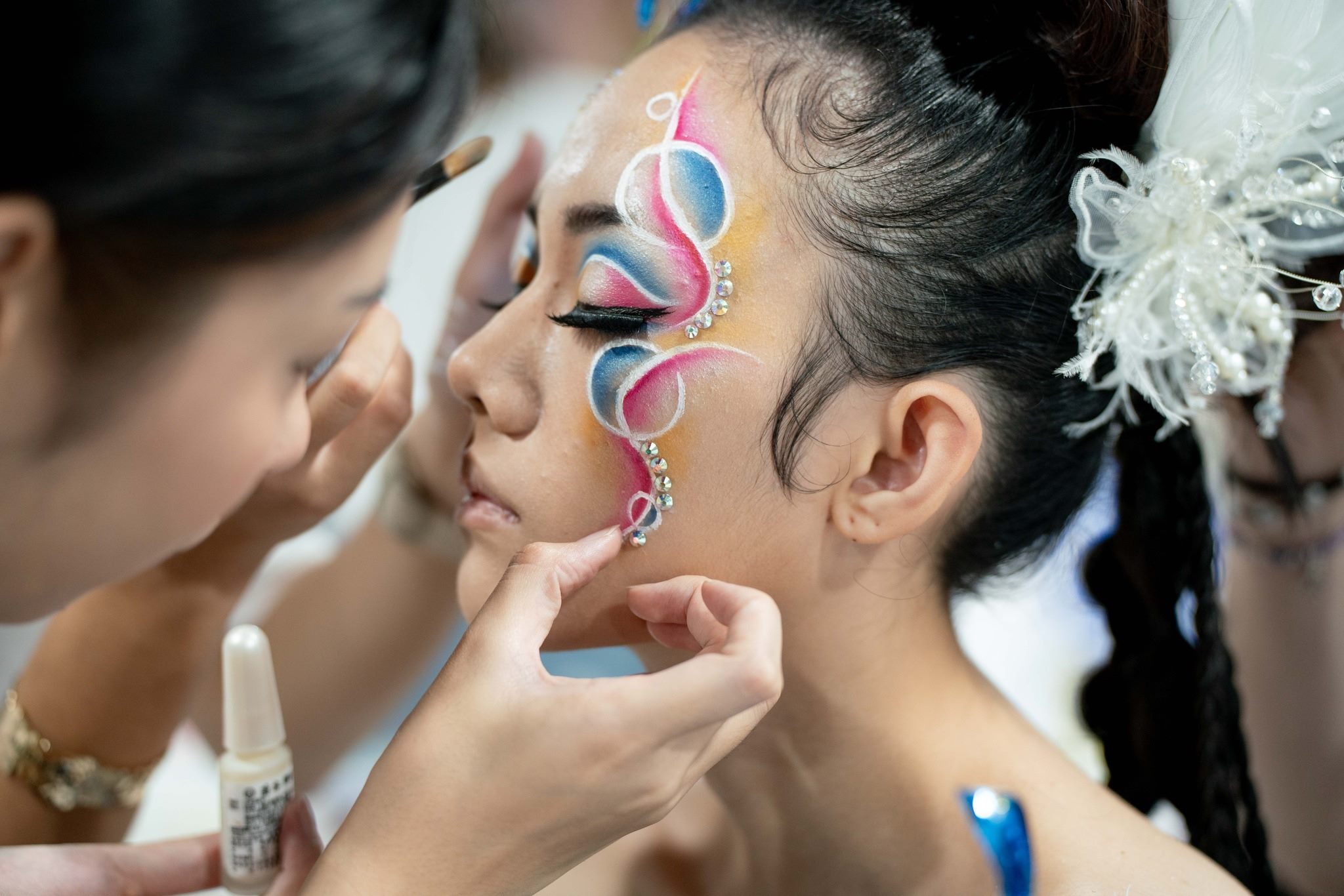 相關圖片 圖7：2024秀17青少年時尚造型設計競賽準備現場